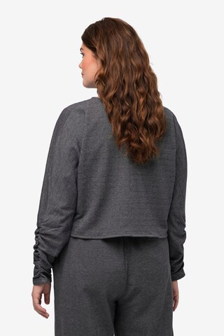 Ulla Popken Sweatjacke in Blau