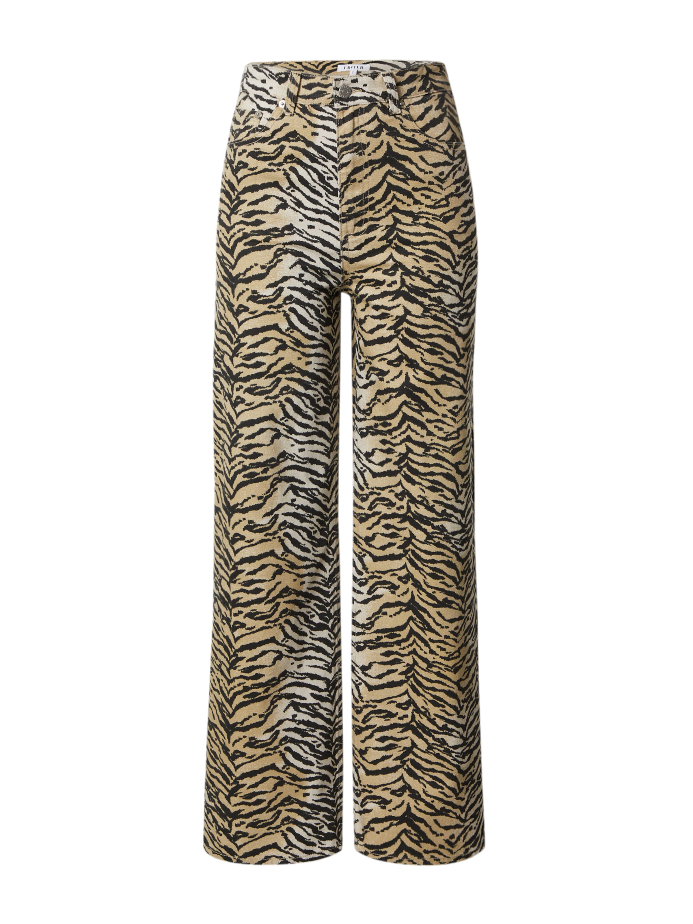 EDITED - Pierna ancha Vaquero 'Avery' en beige: frente