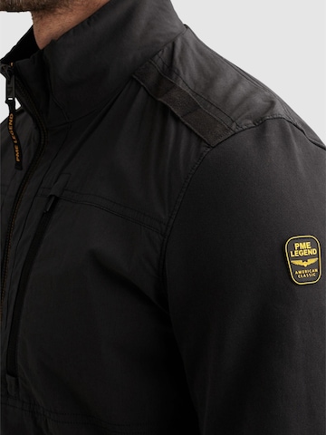 PME Legend Tussenjas 'Hybrid jacket with zipper closure and side pockets' in Grijs