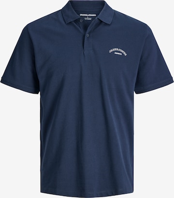 T-Shirt 'JJCOLLEGE' Jack & Jones Plus en bleu : devant