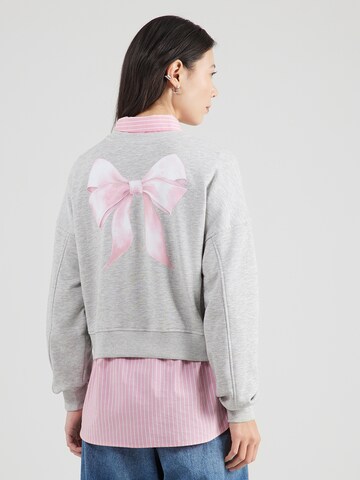 ONLY Μπλούζα φούτερ 'ONLVIV' σε γκρι: μπροστά