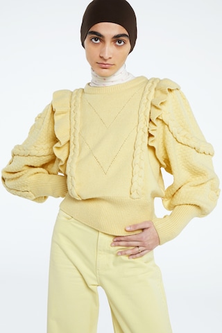 Fabienne Chapot Sweater 'Braidy' in Yellow