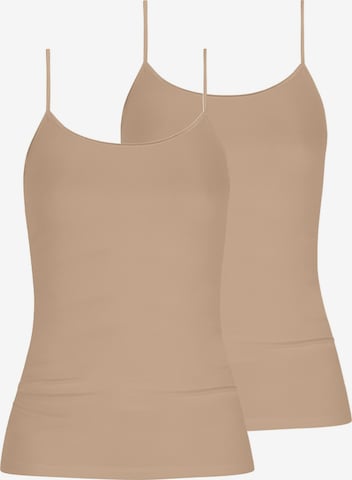 Mey Unterhemd 'Emotion' in Braun: Vorderseite