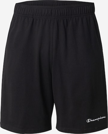 juoda Champion Authentic Athletic Apparel Standartinis Kelnės: priekis