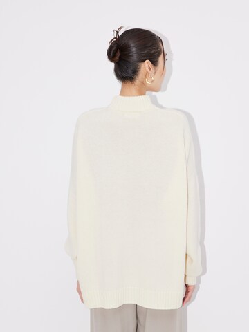 LeGer by Lena Gercke Pullover 'Liv' i hvid