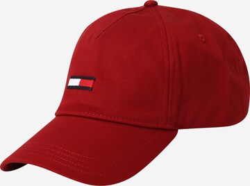 Tommy Jeans Cap in Red: front