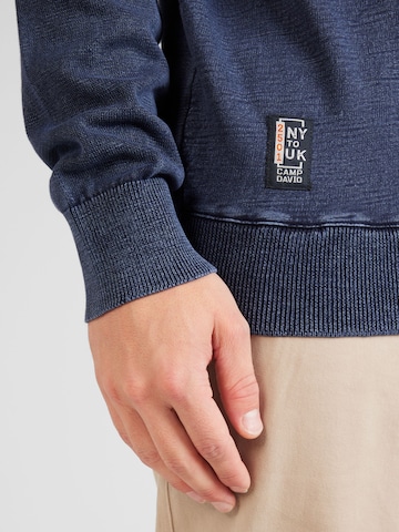 Sweat-shirt CAMP DAVID en bleu