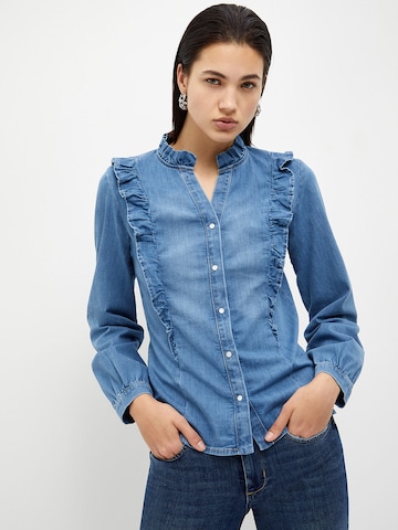 Camicia da donna di Liu Jo in blu: frontale