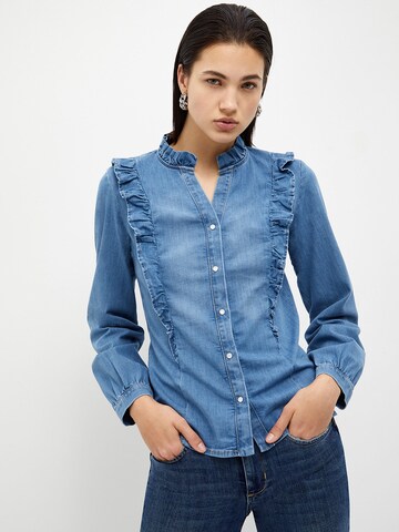 Liu Jo Bluse in Blau: Vorderseite
