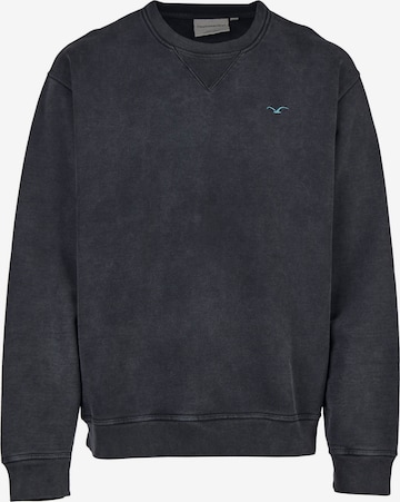 Cleptomanicx Sweatshirt 'Ligull Washed' in Grey: front