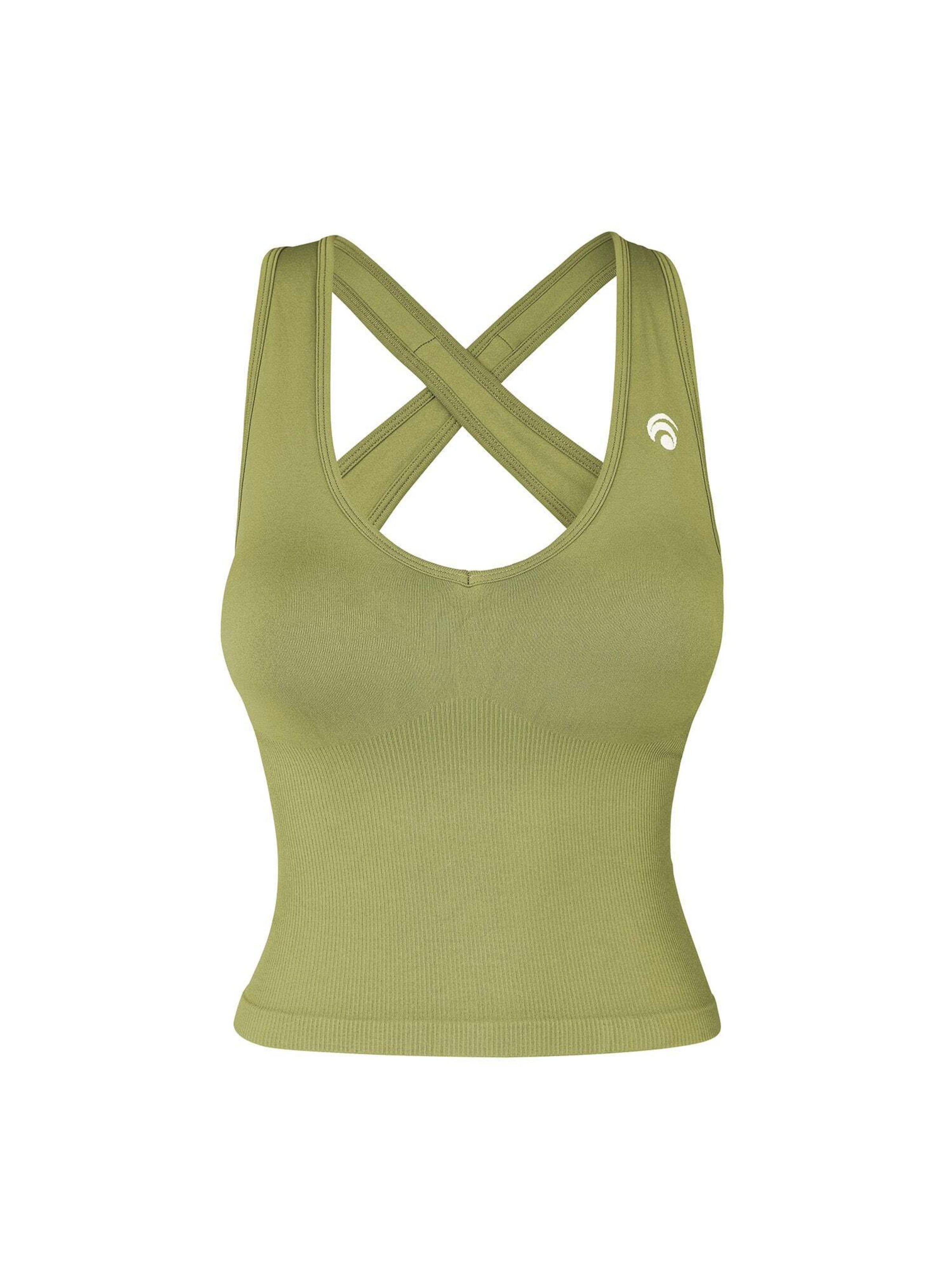 OCEANSAPART Top 'Brandy ' in Grün: Vorderseite