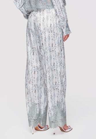 Ombre Wide leg Broek in Blauw
