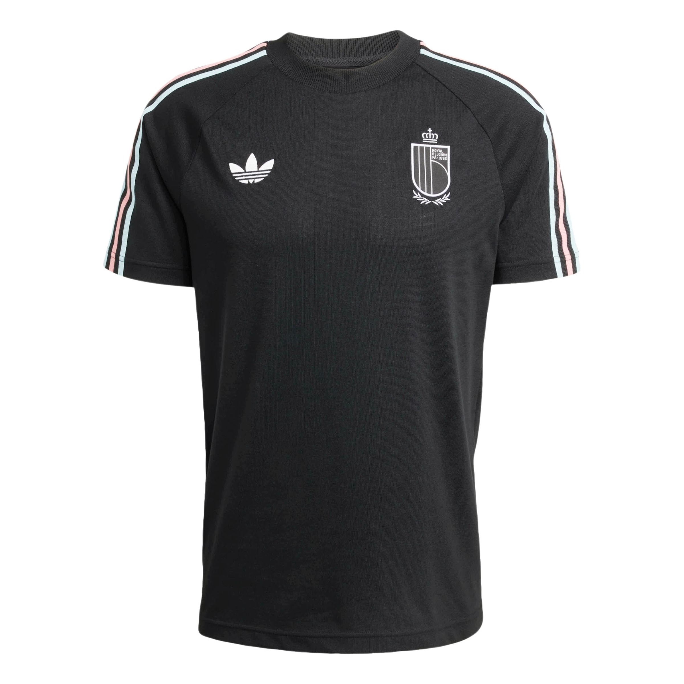 ADIDAS PERFORMANCE Functioneel shirt 'Belgien' in de kleur Lichtblauw / Rosa / Zwart / Wit, Productweergave