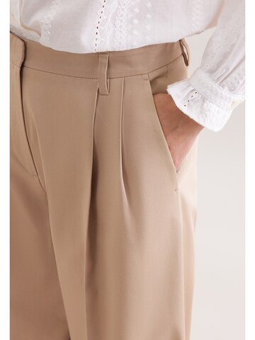 SEIDENSTICKER Regular Trousers 'Uni' in Beige