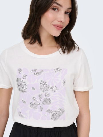 JDY - Camiseta 'JDYKITTY' en blanco