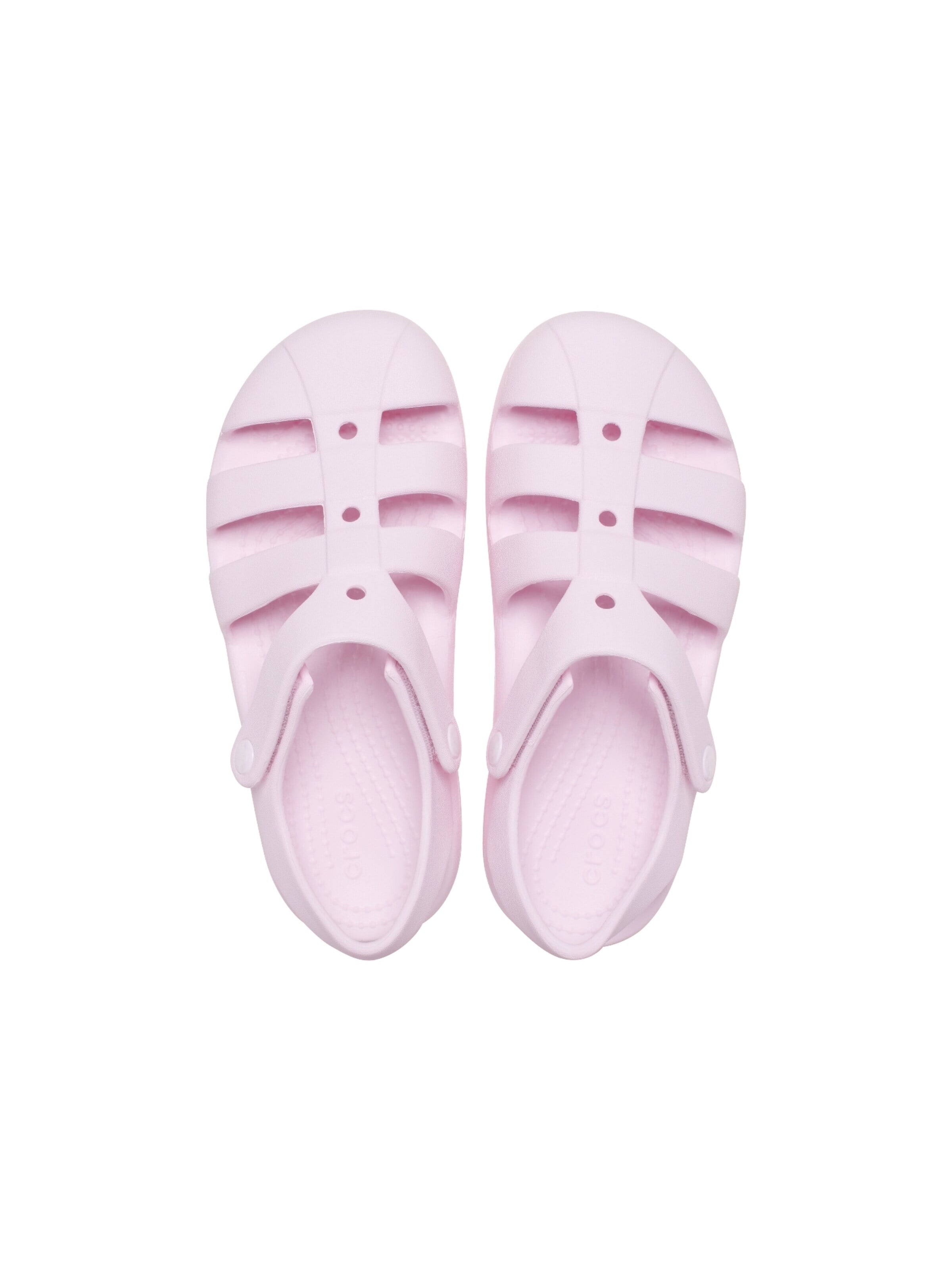 Crocs Buty otwarte 'Kindersandalen mit Klettverschluss „Classic Fisherman“' w kolorze różowy