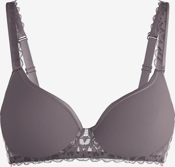 Reggiseno 'Natural Comfort Lace' di CALIDA in marrone: frontale