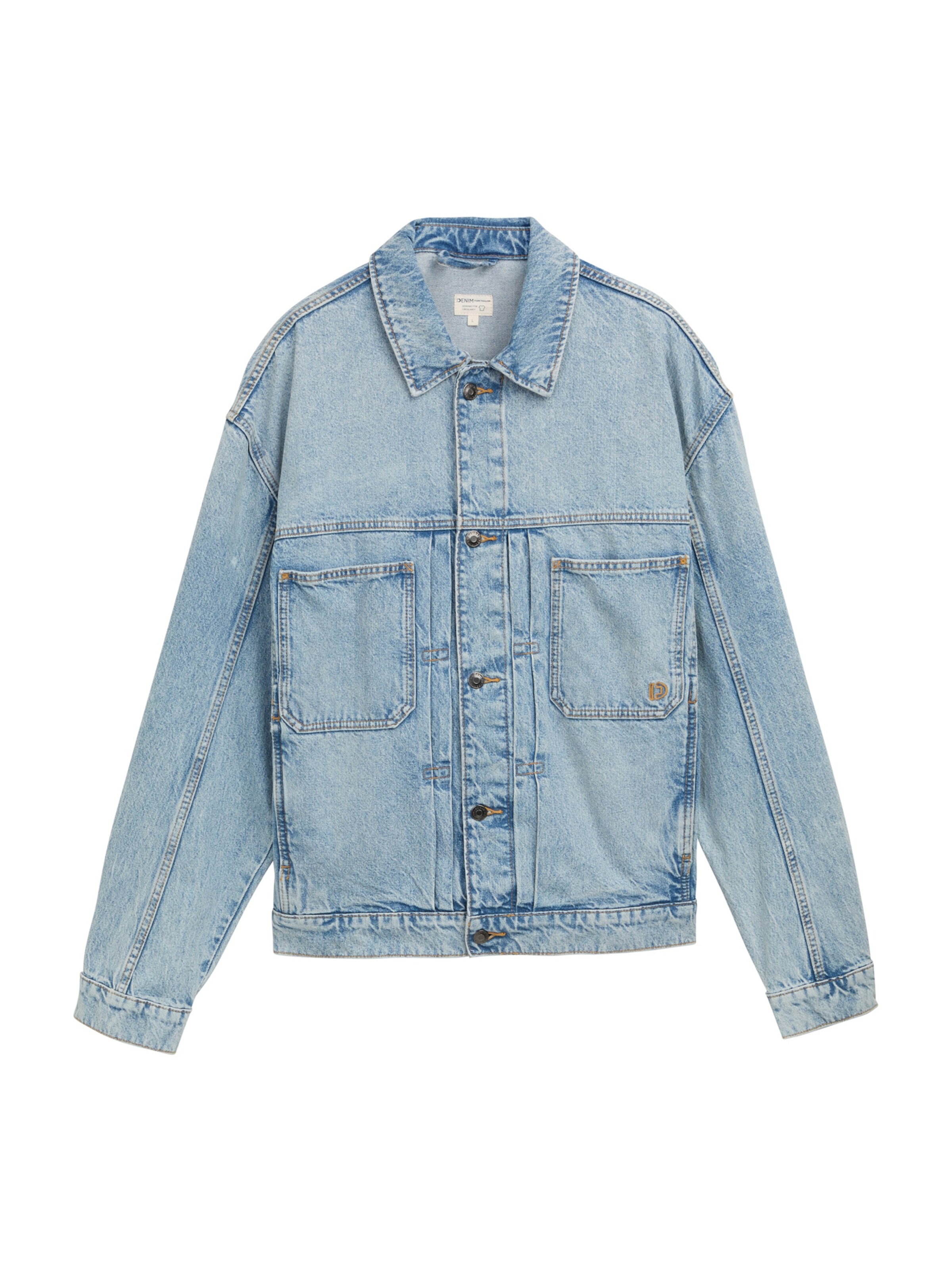 TOM TAILOR DENIM Between-season jacket in Blue: front