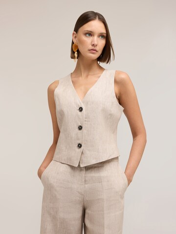 MOTIVI Gilet in Beige