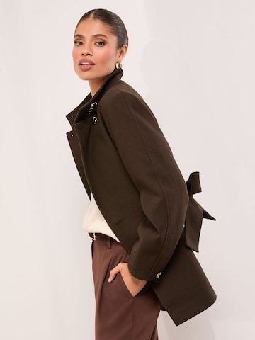 Lipsy Between-seasons coat in Brown