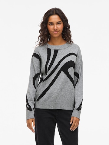Pull-over 'VITif' VILA en gris : devant