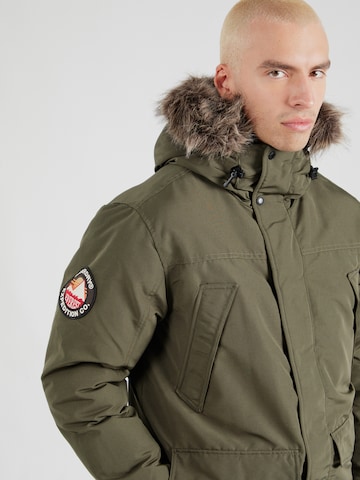 Parka d’hiver 'Everest' Superdry en vert