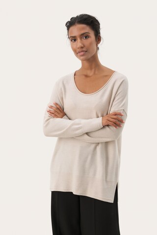 Pullover 'NouraPW' di Part Two in beige: frontale