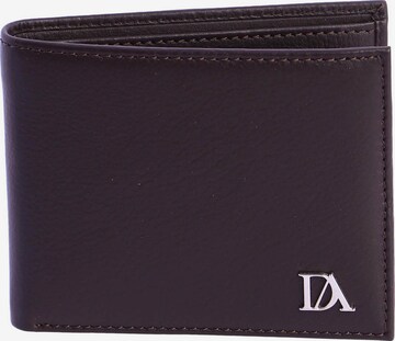 Don Algodon - Cartera 'Cartera para hombre Lorenzo de piel con protección RFID' en marrón: frente