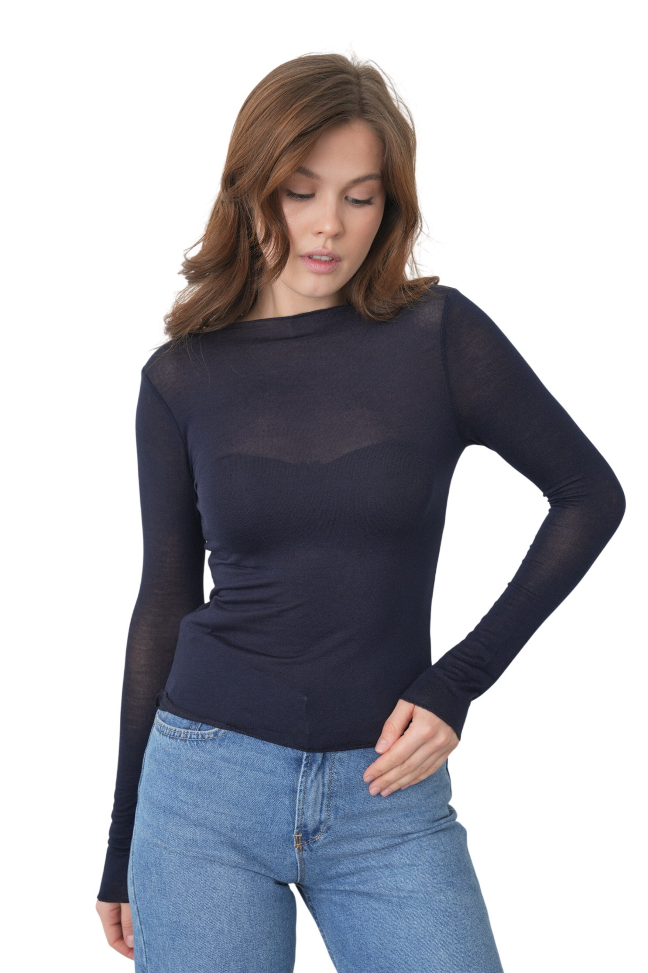 WOMAN VISION Shirt in Blauw