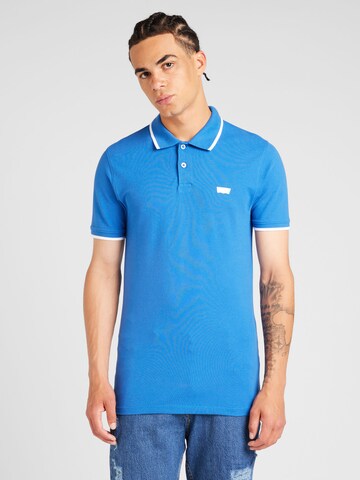 T-Shirt 'Slim Housemark Polo' LEVI'S ® en bleu : devant