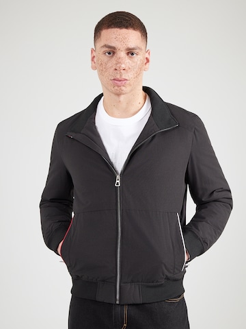 Veste mi-saison LERROS en noir : devant