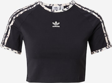 ADIDAS ORIGINALS Shirt in Black: front