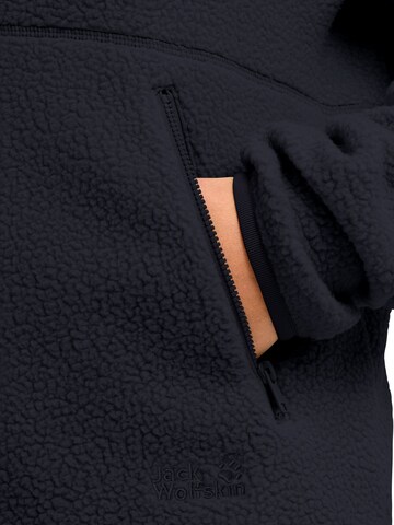JACK WOLFSKIN Fleecejacke 'Lite Curl Full-Zip'‌‌‌‌‌‌ in Blau