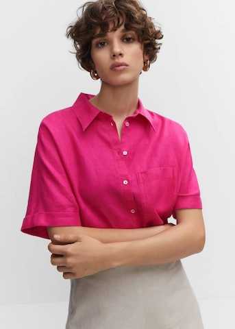 MANGO Blus 'Pai' i rosa