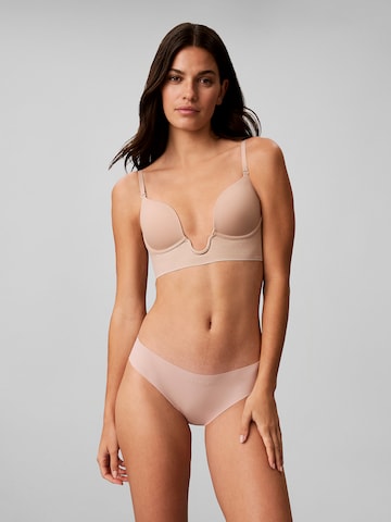 Calvin Klein Push-up BH in Roze: voorkant