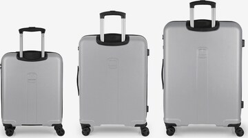 Gabol Suitcase Set 'Juego' in Silver