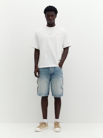 Pull&Bear Paita 'STWD' värissä valkoinen