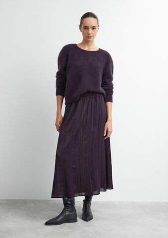 Jupe COMMA en violet : devant