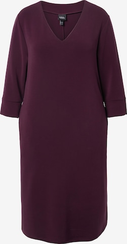 purpurinė Ulla Popken Suknelė: priekis