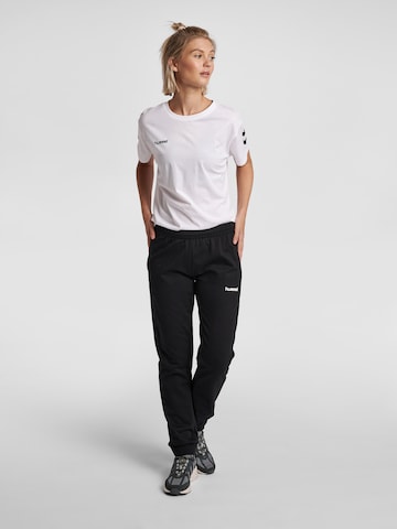 Hummel Tapered Sportbroek in Zwart