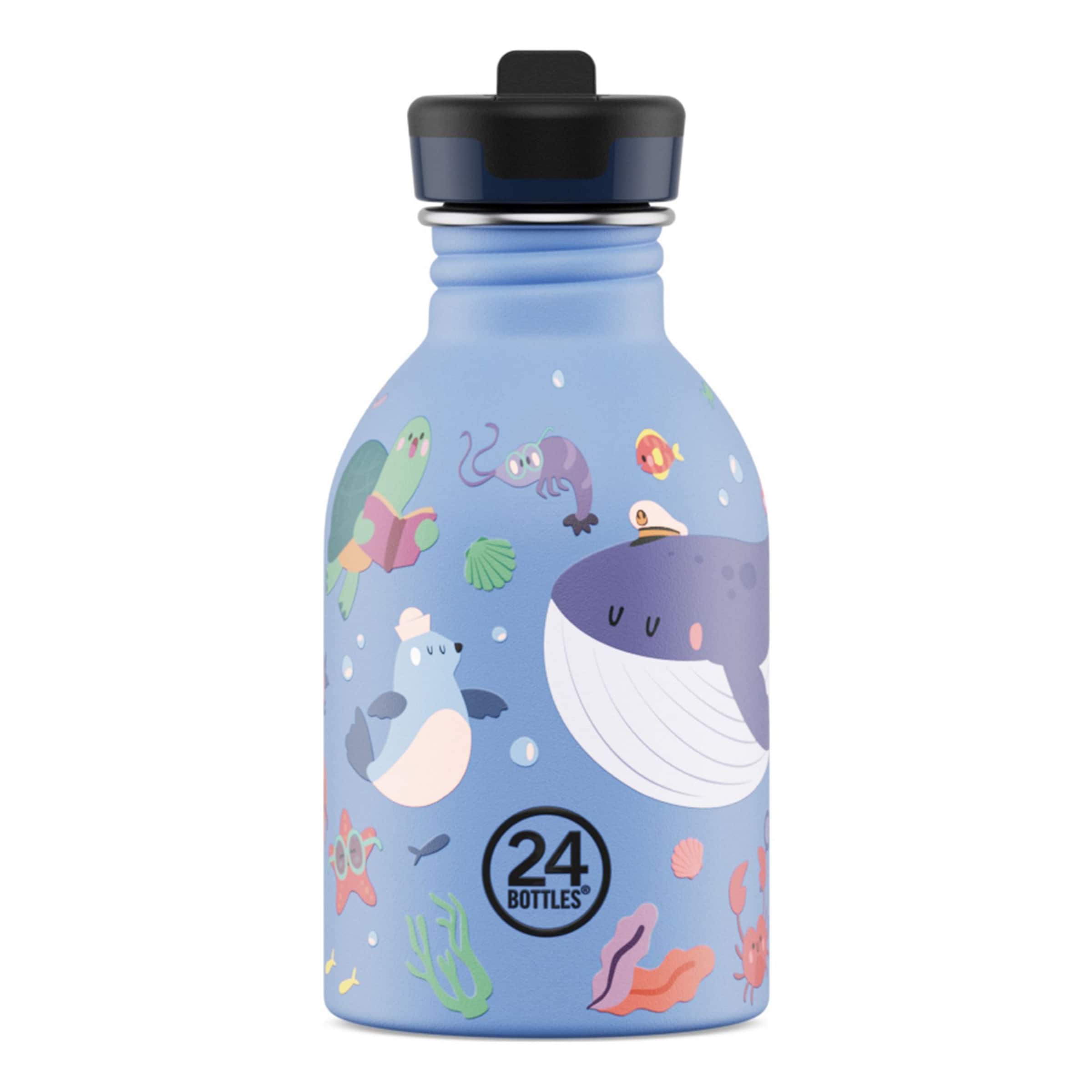 24Bottles Drinking Bottle 'Urban' in Blue: front