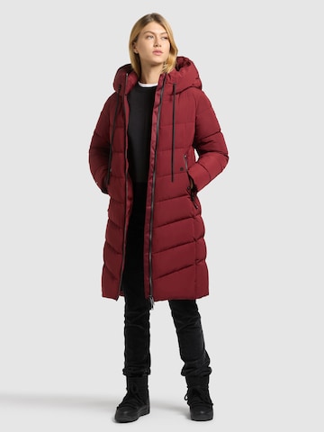 khujo Winter Coat 'Mikia4' in Red