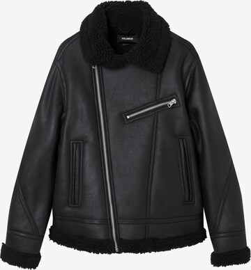 Veste mi-saison Pull&Bear en noir : devant