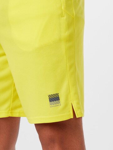 Superdry Normální Sportovní kalhoty – žlutá