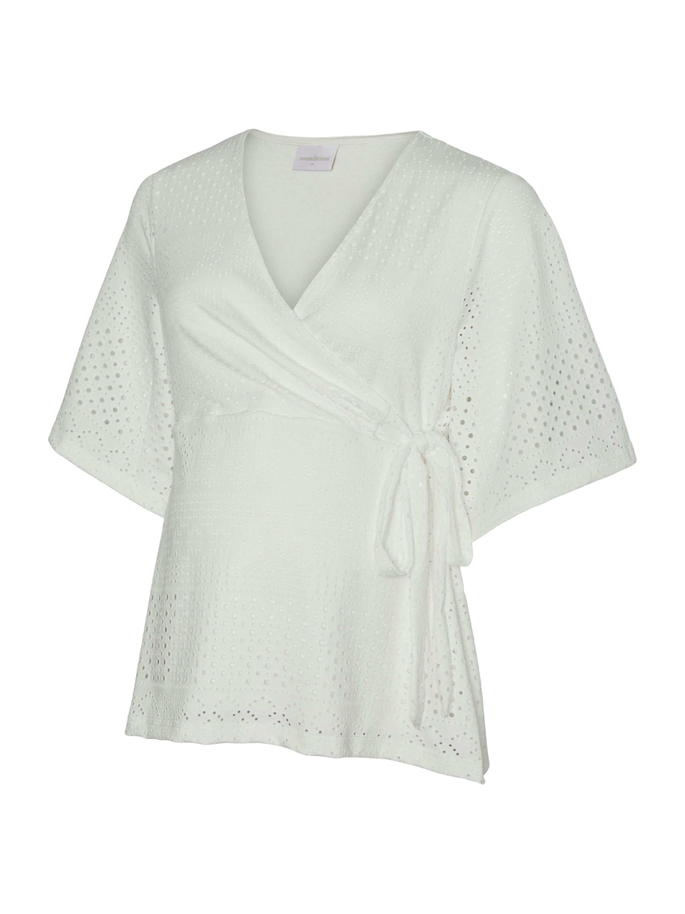 MAMALICIOUS Blouse 'MLAngia' in White: front