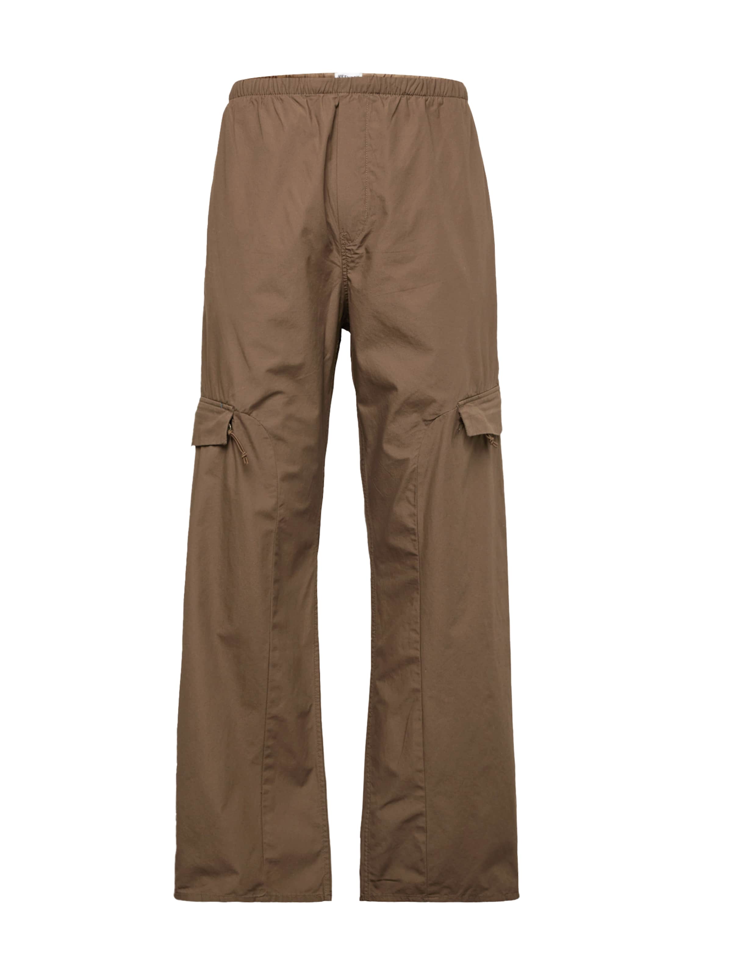WEEKDAY Loose fit Cargo Pants 'Paul' in Brown: front