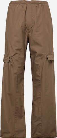 Pantalon cargo 'Paul' WEEKDAY en marron : devant