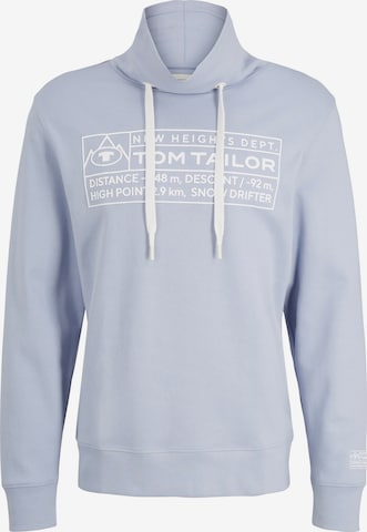 Sweat-shirt TOM TAILOR en bleu : devant