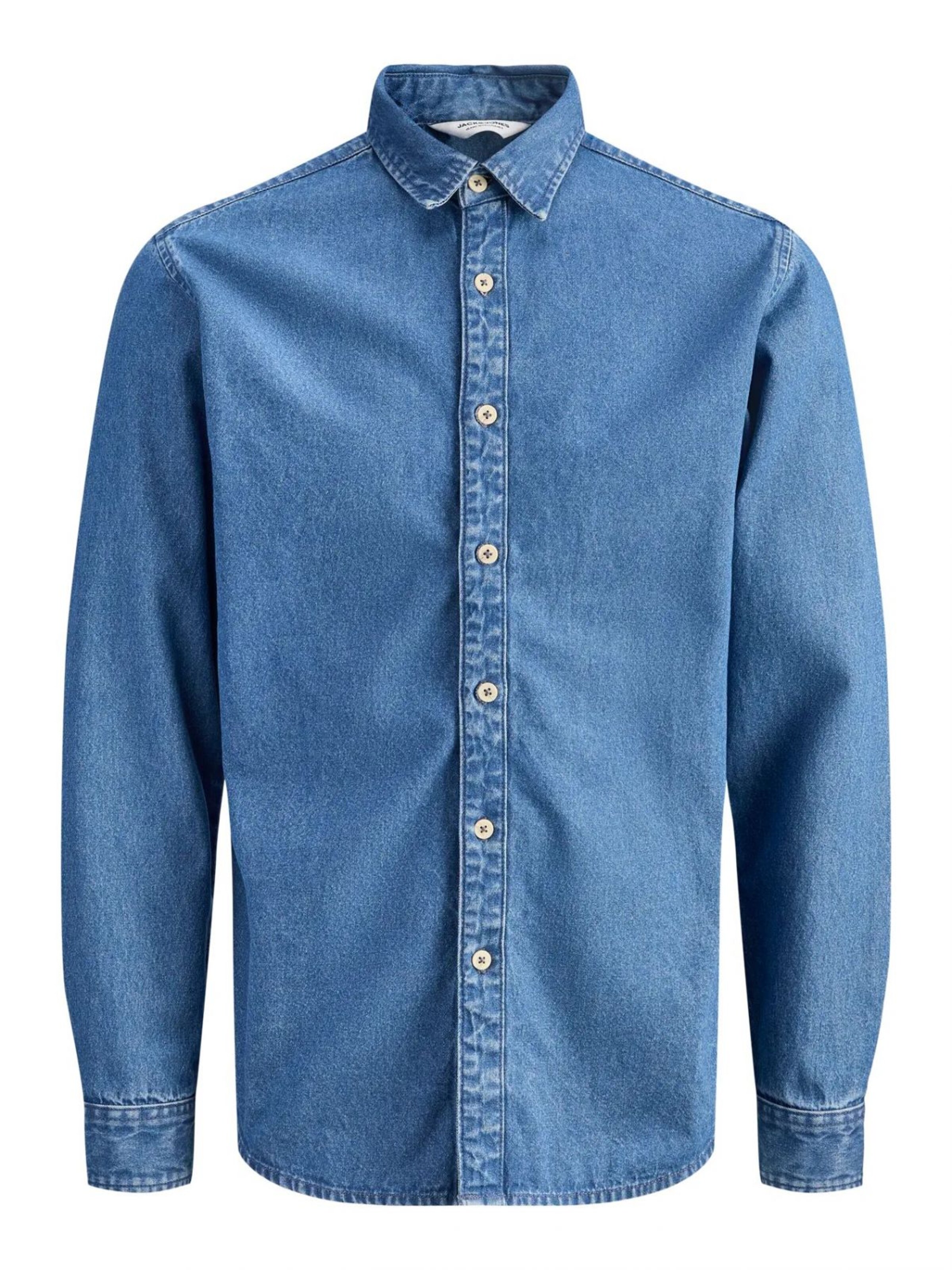 Jacks & Jones Hemd‌‌‌‌ in L in blau, Produktansicht