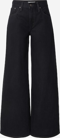 Jean 'Middy Wide Leg' LEVI'S ® en noir : devant